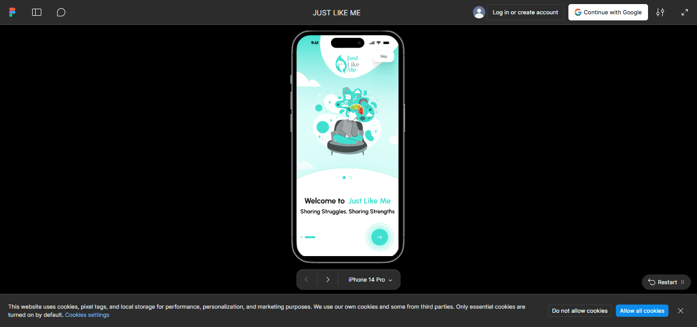 JUST LIKE ME — project preview