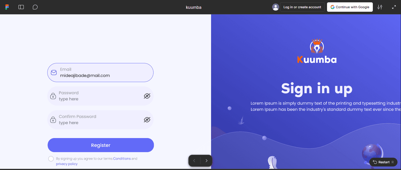 Kuumba — project preview