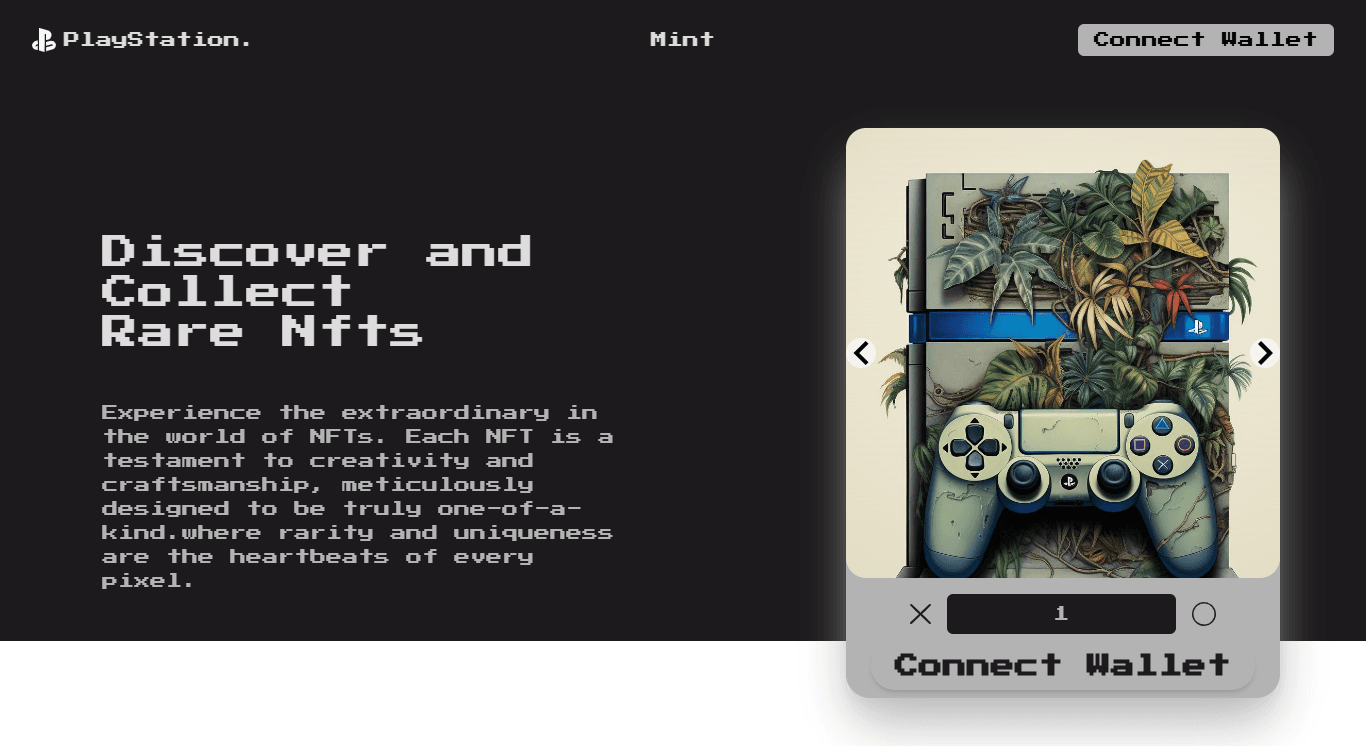 Playstation Mint — project preview