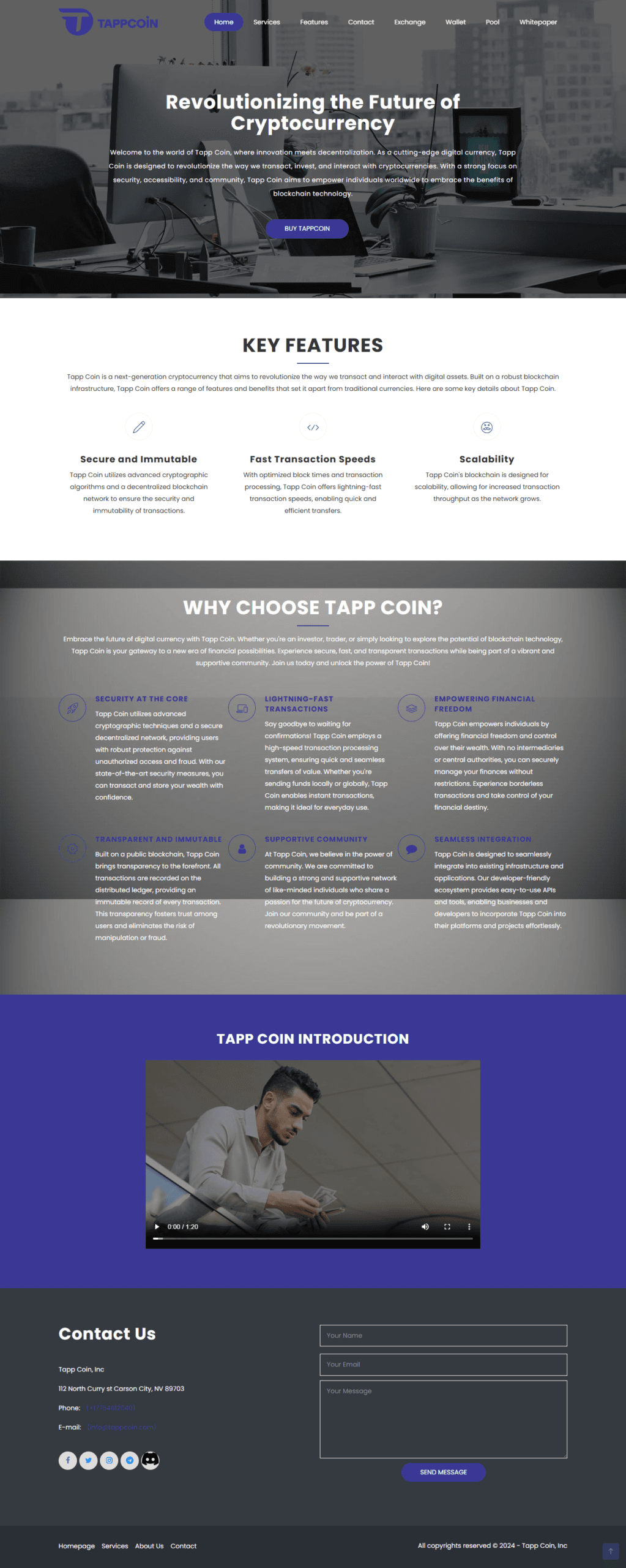 TAPPCOIN — project preview