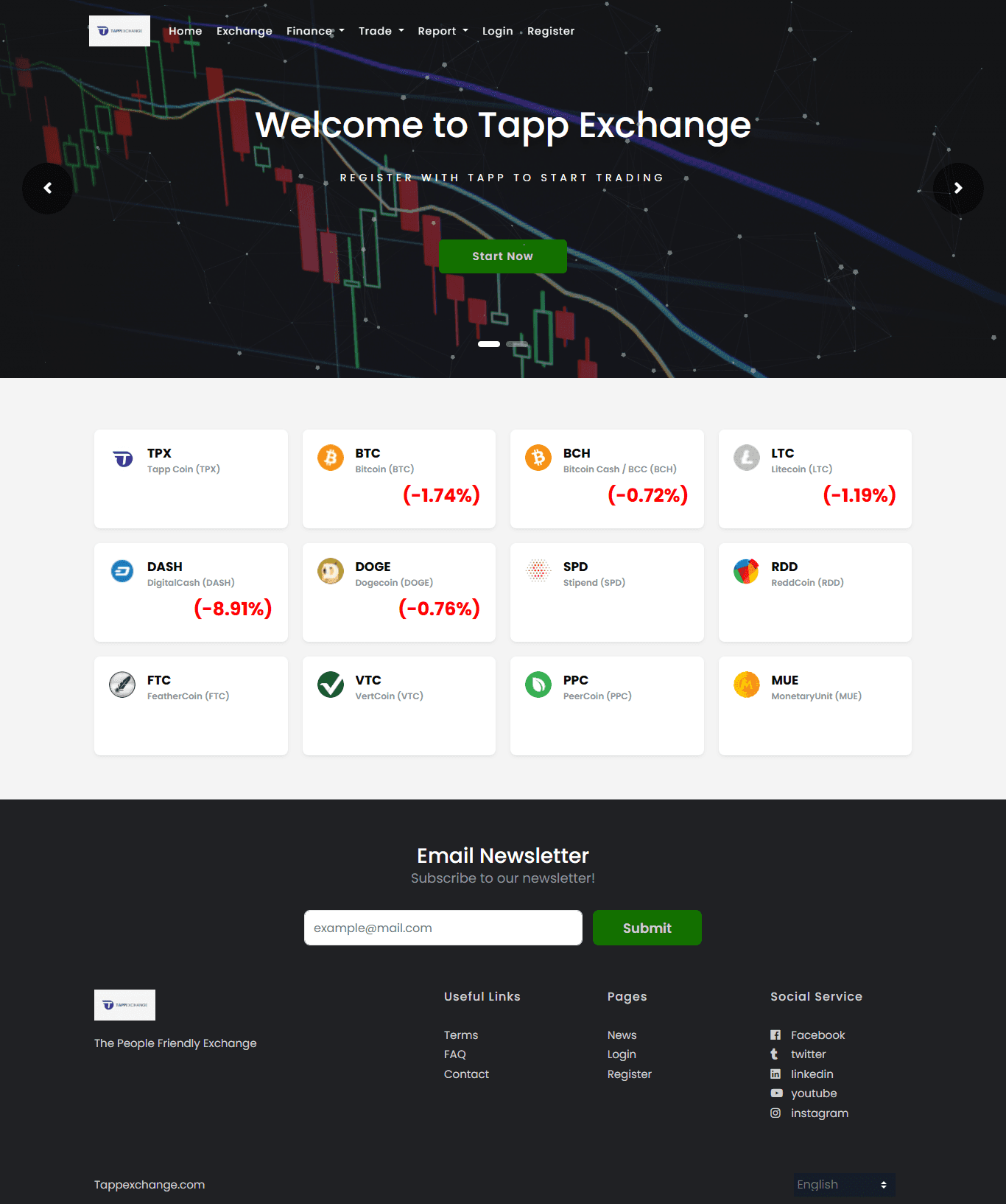 Tapp Exchange — project preview