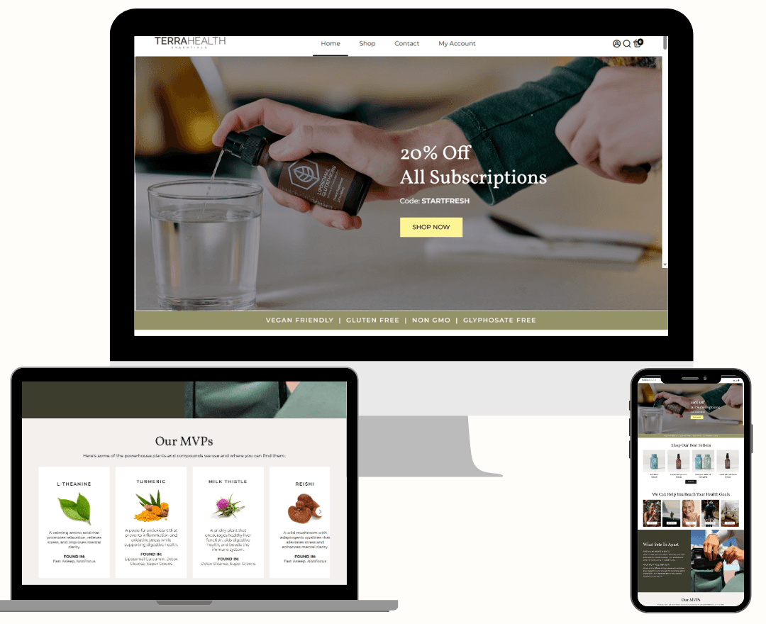 Terra Health Essentials — project preview